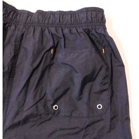 Perry Ellis America Active Swim Shorts XL Black Mesh Lining Pockets Nylon - Picture 4 of 6